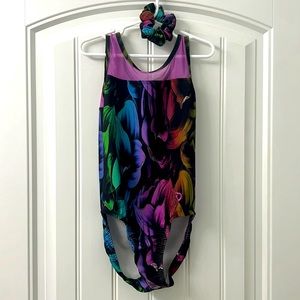 Plum Practice Wear Mesh Leotard